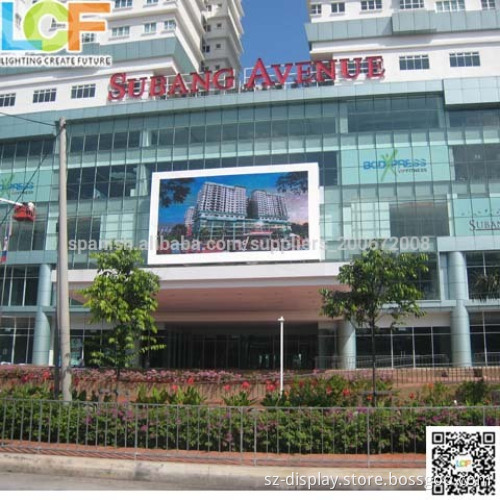 The cinema P10 full color big screen outdoor led tv